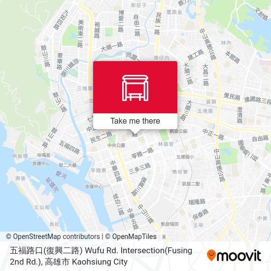 五福路口(復興二路) Wufu Rd. Intersection(Fusing 2nd Rd.) map
