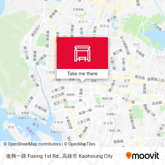 復興一路 Fusing 1st Rd. map
