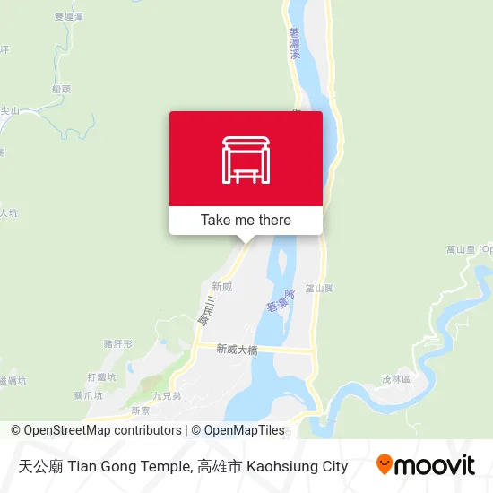 天公廟 Tian Gong Temple map