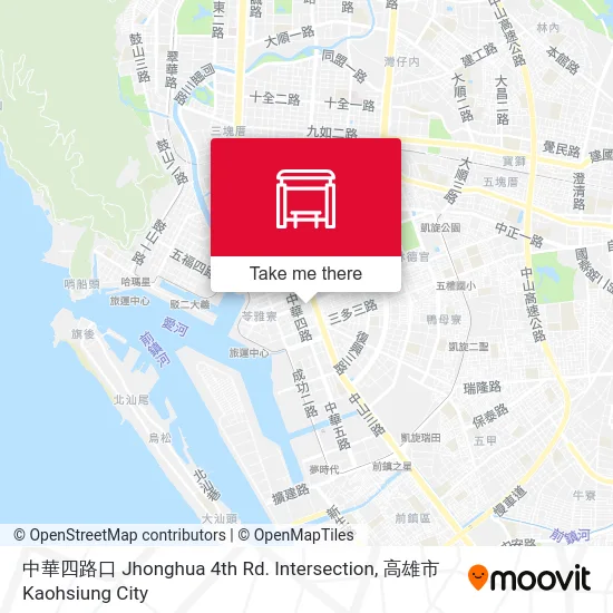 中華四路口 Jhonghua 4th Rd. Intersection map