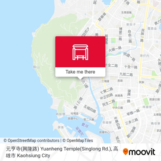元亨寺(興隆路) Yuanheng Temple(Singlong Rd.)地圖