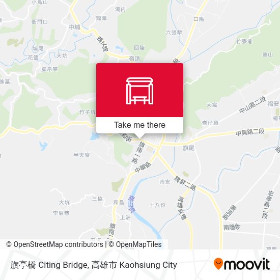 旗亭橋 Citing Bridge地圖