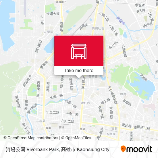 河堤公園 Riverbank Park地圖