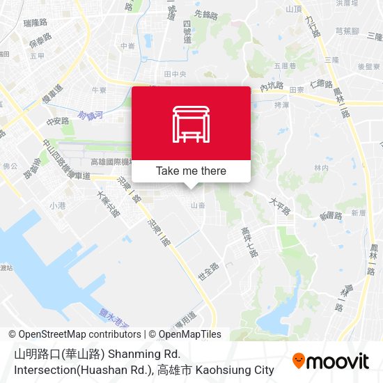 山明路口(華山路) Shanming Rd. Intersection(Huashan Rd.) map