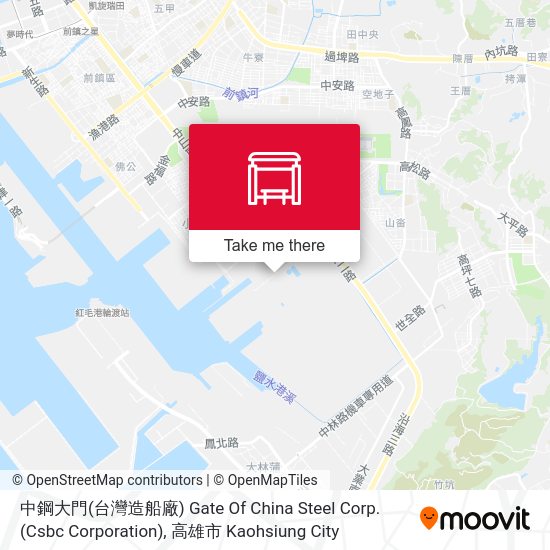 中鋼大門(台灣造船廠) Gate Of China Steel Corp.(Csbc Corporation) map