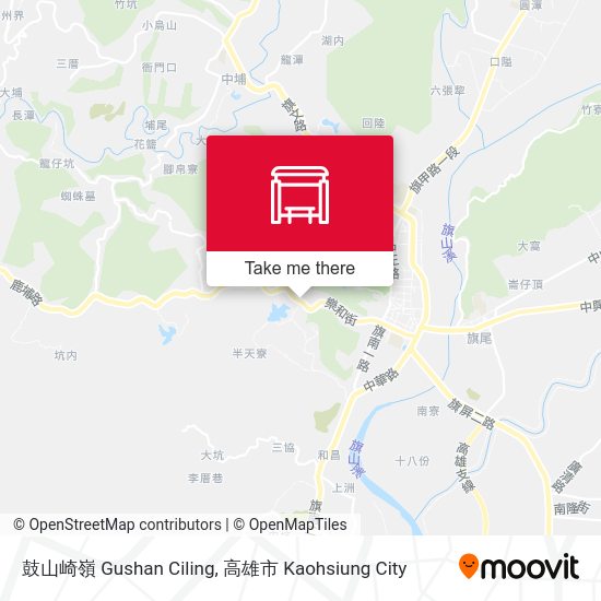 鼓山崎嶺 Gushan Ciling地圖