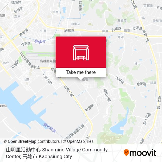 山明里活動中心 Shanming Village Community Center map