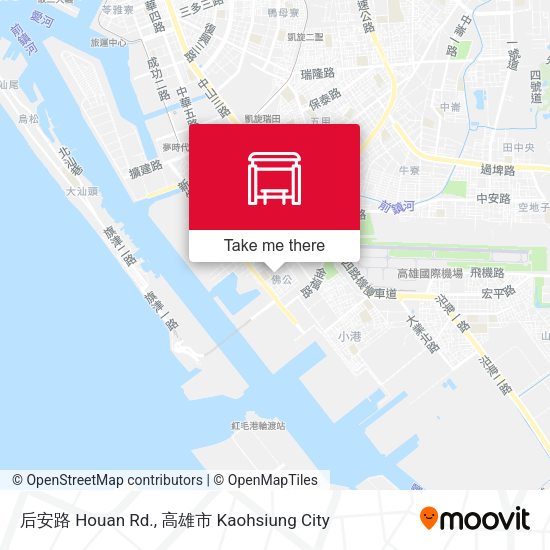 后安路 Houan Rd.地圖
