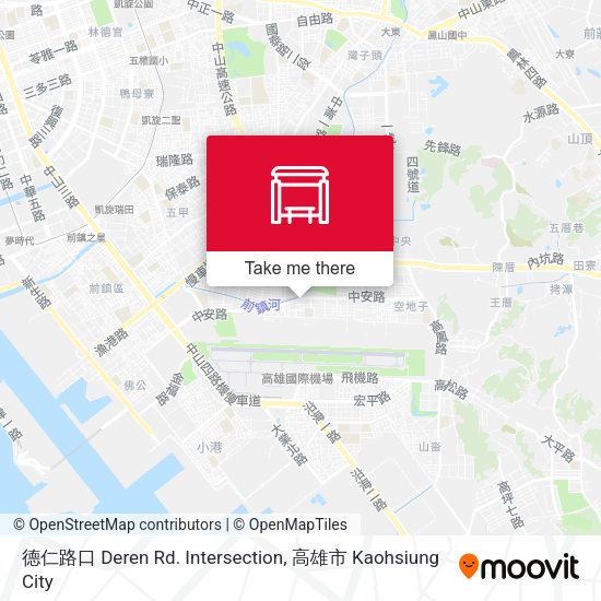 德仁路口 Deren Rd. Intersection map