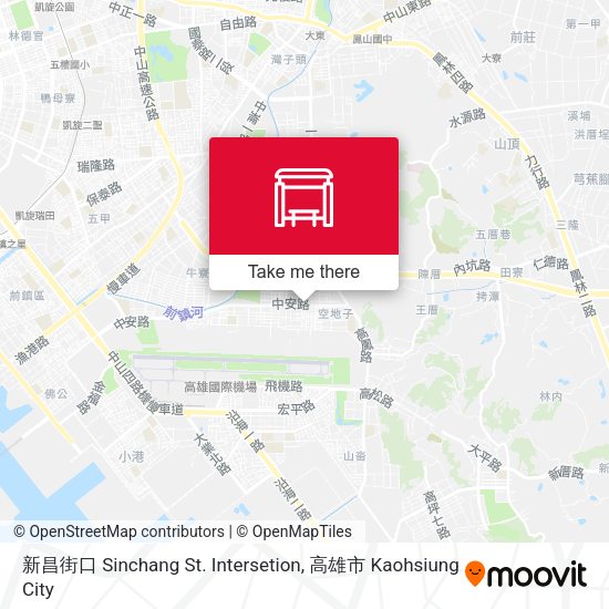 新昌街口 Sinchang St. Intersetion map