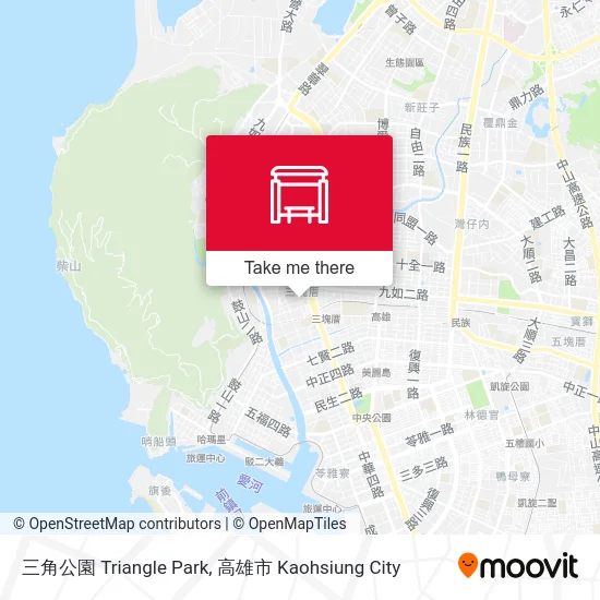 三角公園 Triangle Park map