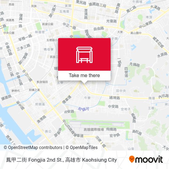 鳳甲二街 Fongjia 2nd St. map