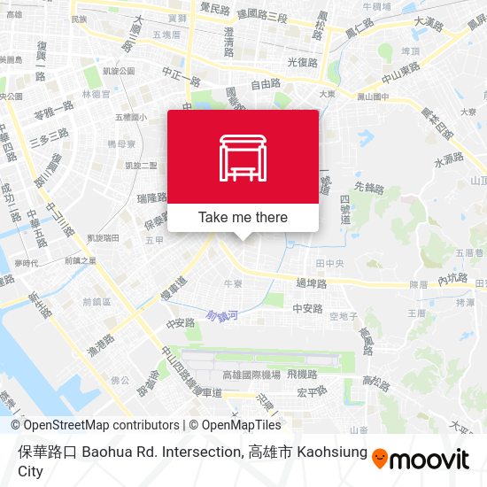 保華路口 Baohua Rd. Intersection map