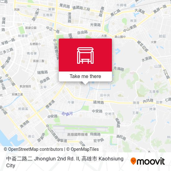 中崙二路二 Jhonglun 2nd Rd. II map