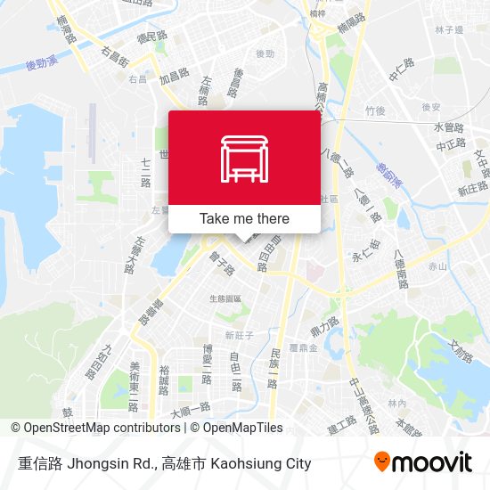 重信路 Jhongsin Rd.地圖