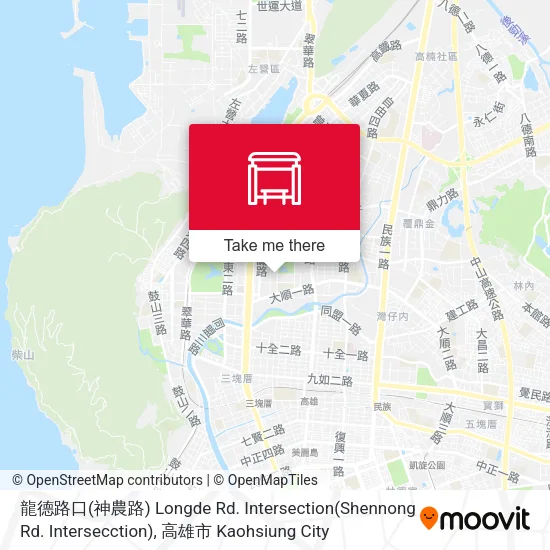 龍德路口(神農路) Longde Rd. Intersection(Shennong Rd. Intersecction) map