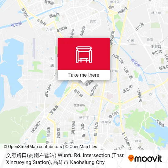 文府路口(高鐵左營站) Wunfu Rd. Intersection (Thsr Xinzuoying Station) map