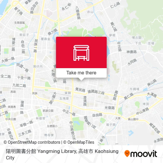 陽明圖書分館 Yangming Library地圖