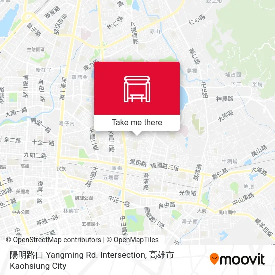 陽明路口 Yangming Rd. Intersection地圖