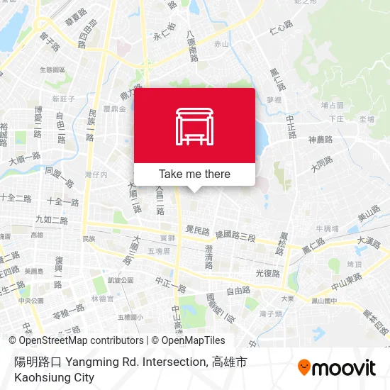 陽明路口 Yangming Rd. Intersection map