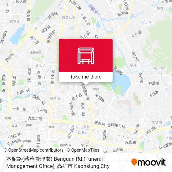 本館路(殯葬管理處) Benguan Rd.(Funeral Management Office)地圖