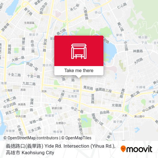 義德路口(義華路) Yide Rd. Intersection (Yihua Rd.) map