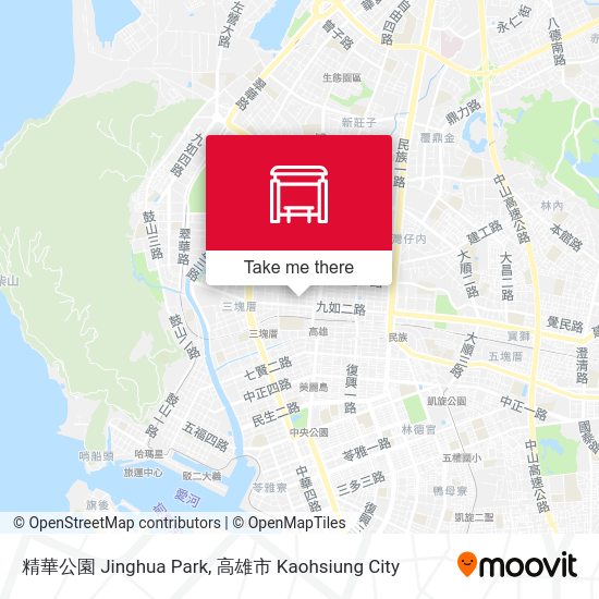 精華公園 Jinghua Park map