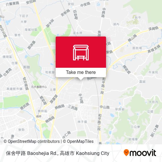 保舍甲路 Baoshejia Rd. map