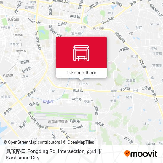 鳳頂路口 Fongding Rd. Intersection map