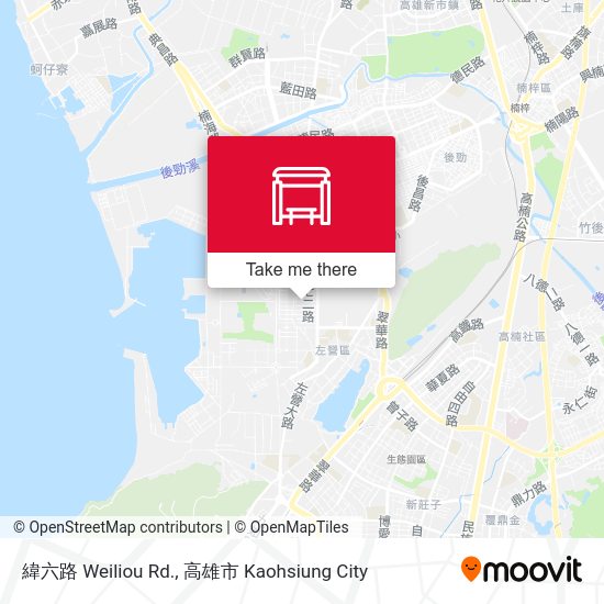 緯六路 Weiliou Rd. map