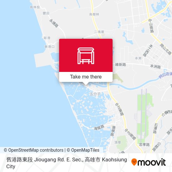 舊港路東段 Jiougang Rd. E. Sec. map