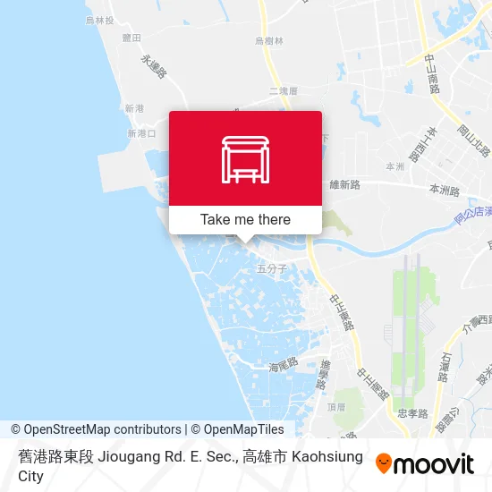 舊港路東段 Jiougang Rd. E. Sec.地圖