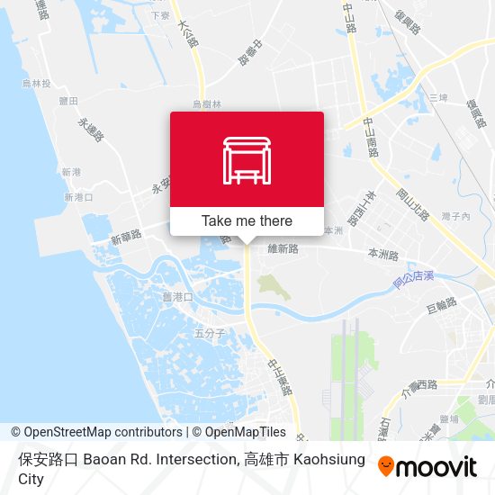 保安路口 Baoan Rd. Intersection map
