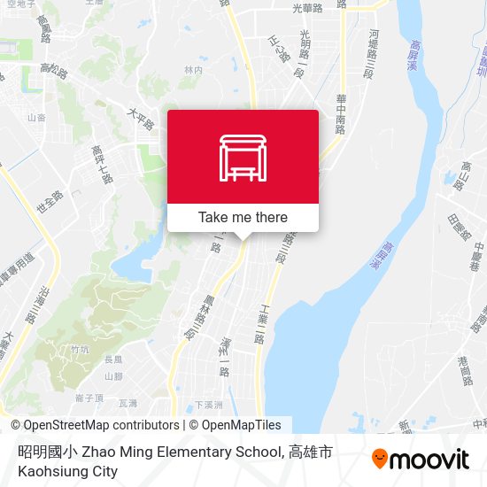 昭明國小 Zhao Ming Elementary School map