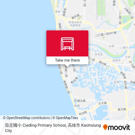 茄萣國小 Cieding Primary School map