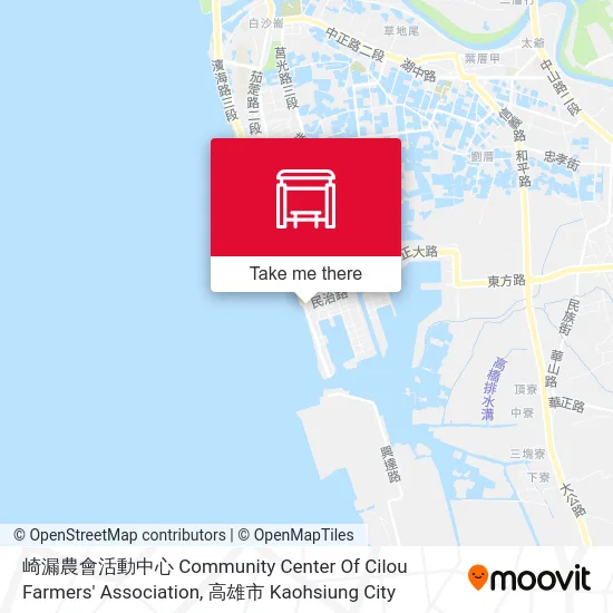 崎漏農會活動中心 Community Center Of Cilou Farmers' Association map