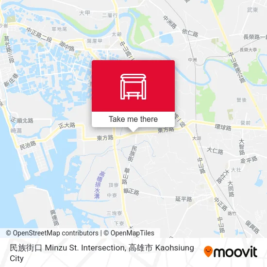 民族街口 Minzu St. Intersection地圖