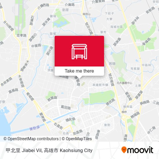 甲北里 Jiabei Vil map