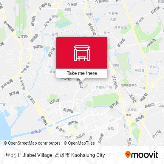 甲北里 Jiabei Village map