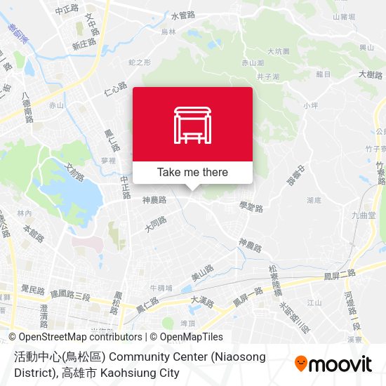 活動中心(鳥松區) Community Center (Niaosong District) map