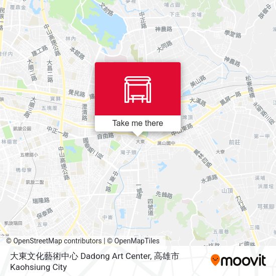 大東文化藝術中心 Dadong Art Center map