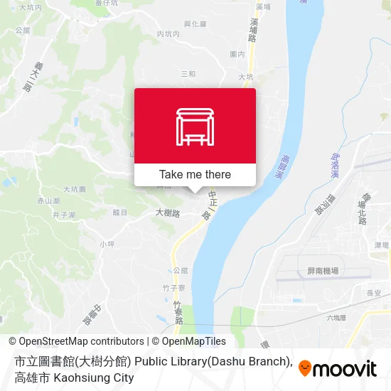 市立圖書館(大樹分館) Public Library(Dashu Branch)地圖