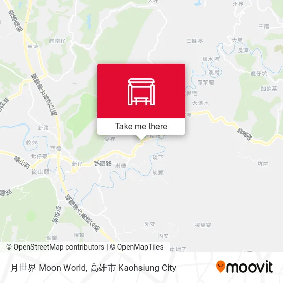 月世界 Moon World map