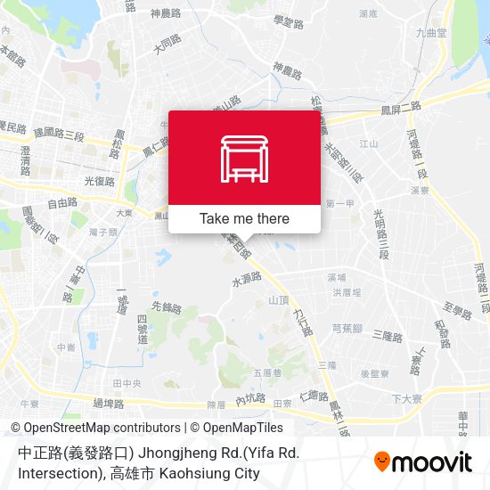 中正路(義發路口) Jhongjheng Rd.(Yifa Rd. Intersection)地圖