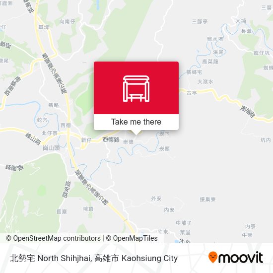 北勢宅 North Shihjhai map