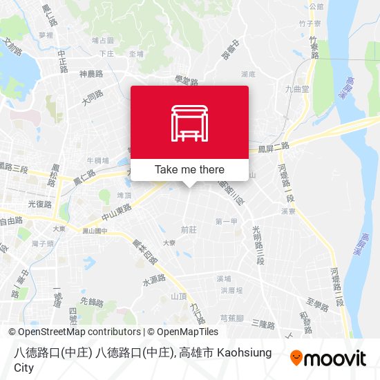 八德路口(中庄) 八德路口(中庄)地圖