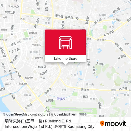 瑞隆東路口(五甲一路) Rueilong E. Rd. Intersection(Wujia 1st Rd.)地圖