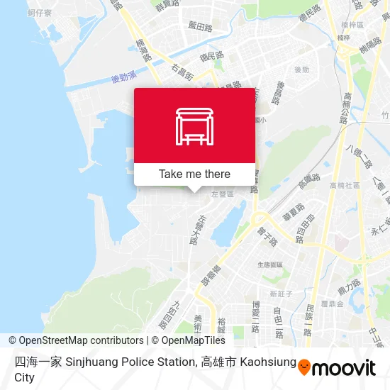 四海一家 Sinjhuang Police Station地圖