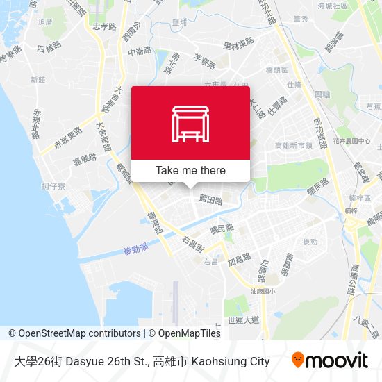 大學26街 Dasyue 26th St.地圖