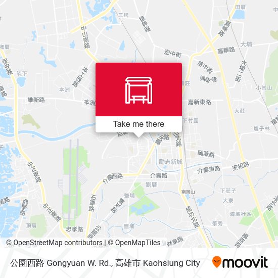 公園西路 Gongyuan W. Rd.地圖